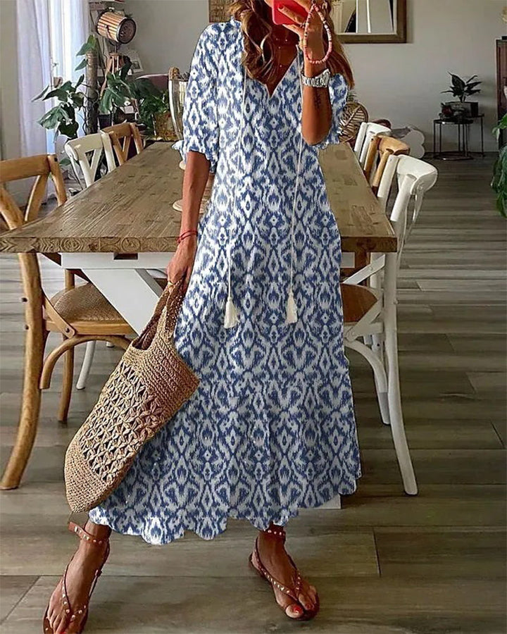 Christina | Boho Kleid das deinen Bauch elegant kaschiert