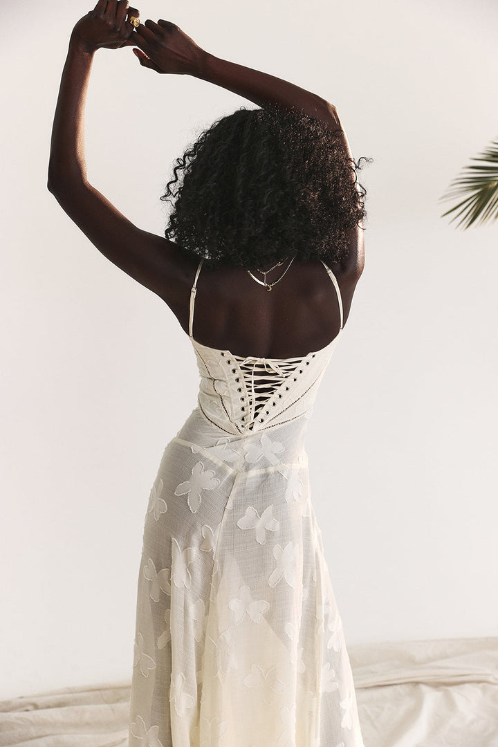 Paulette - Long corset dress