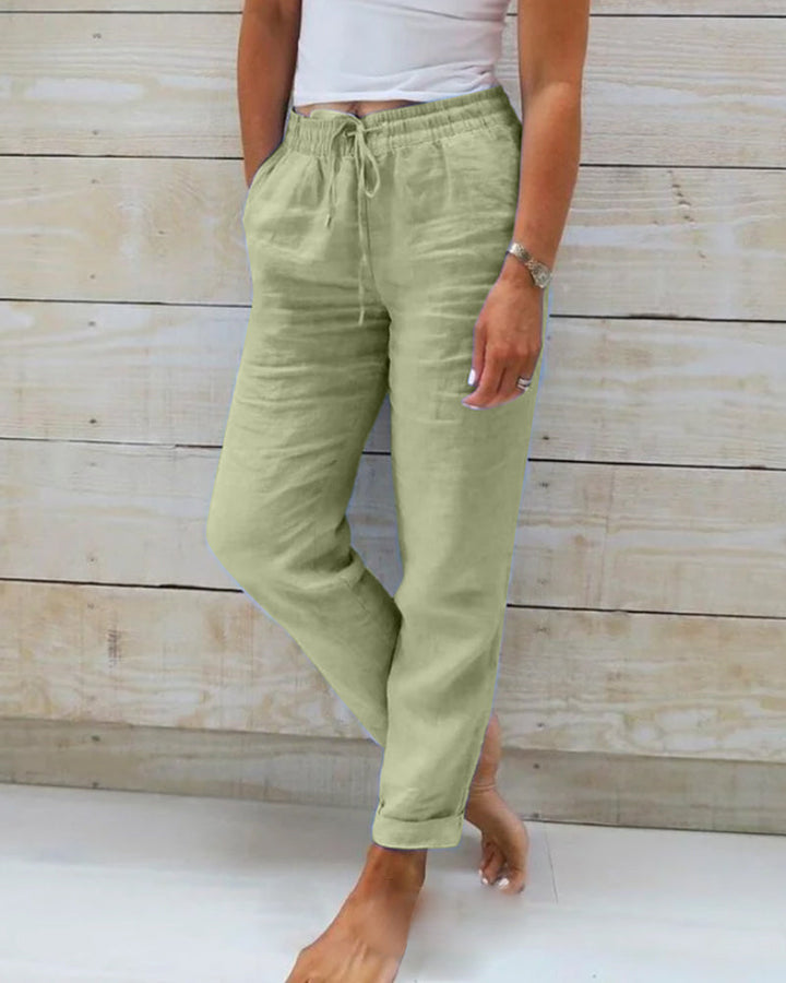 Lena | Bequeme Leinenhose