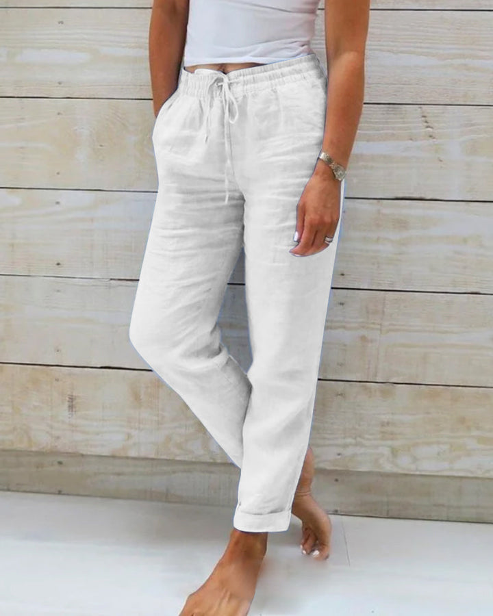 Lena | Bequeme Leinenhose