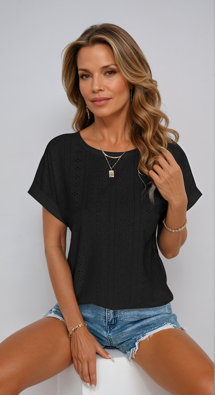 Riza™ | Legeres Top mit Ösen