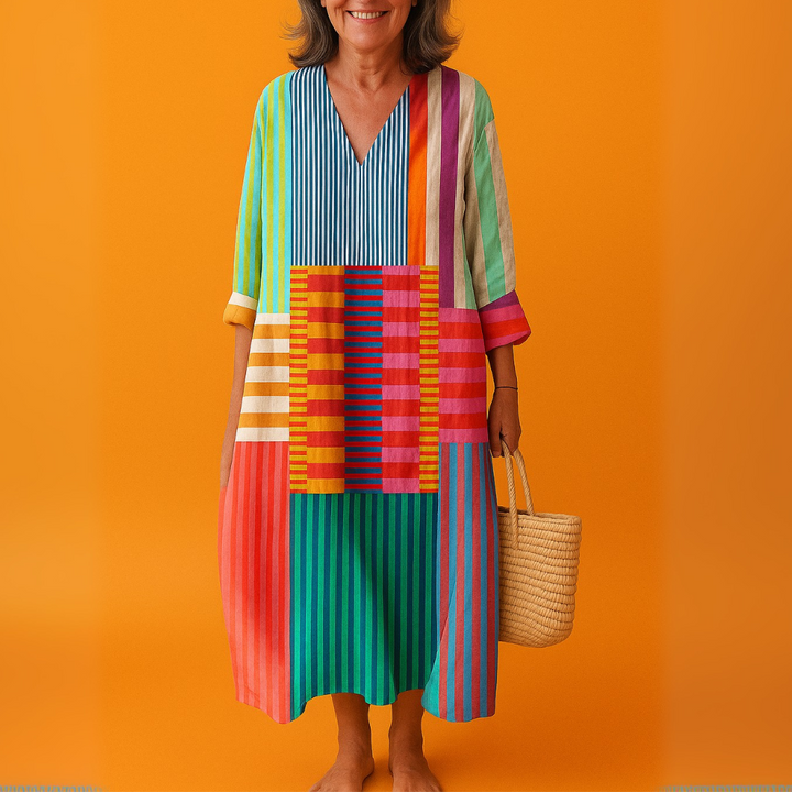 Anna | Geometrisches Kleid