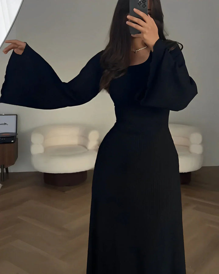 Rosea Elegante Chice Damen-Maxikleid aus Strick