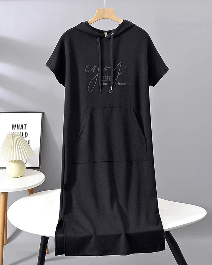 Saskia™ | Lässiges Hoodiekleid