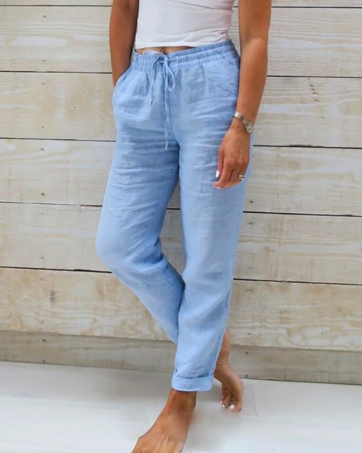 Lena | Bequeme Leinenhose