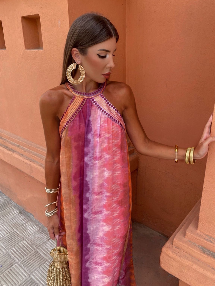 Luciana  | Sommerkleid im Aquarell-Design