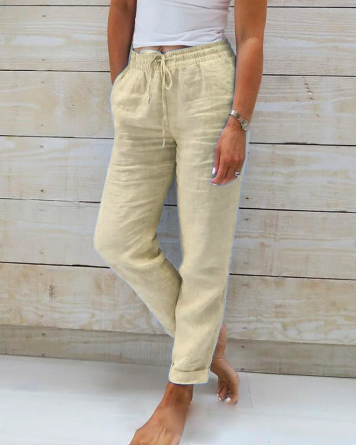 Lena | Bequeme Leinenhose
