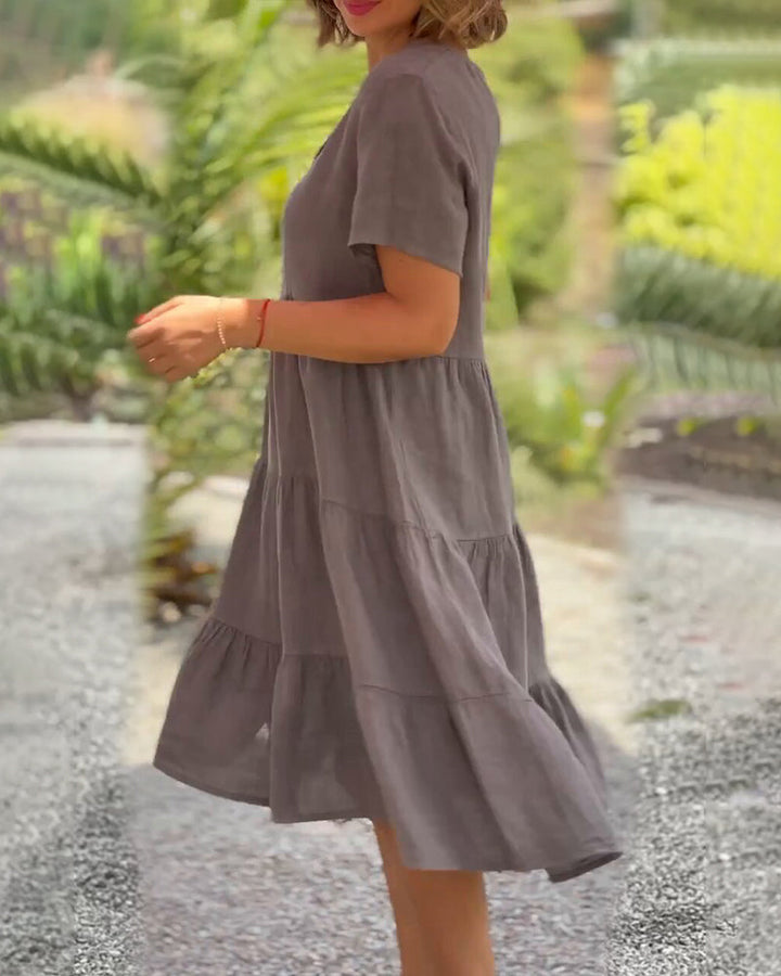 Susan - V-Ausschnitt Dress
