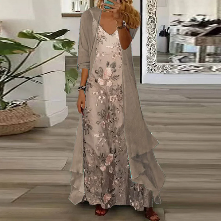 Mara | Maxi-Jurk met Jasje (2-delige set)