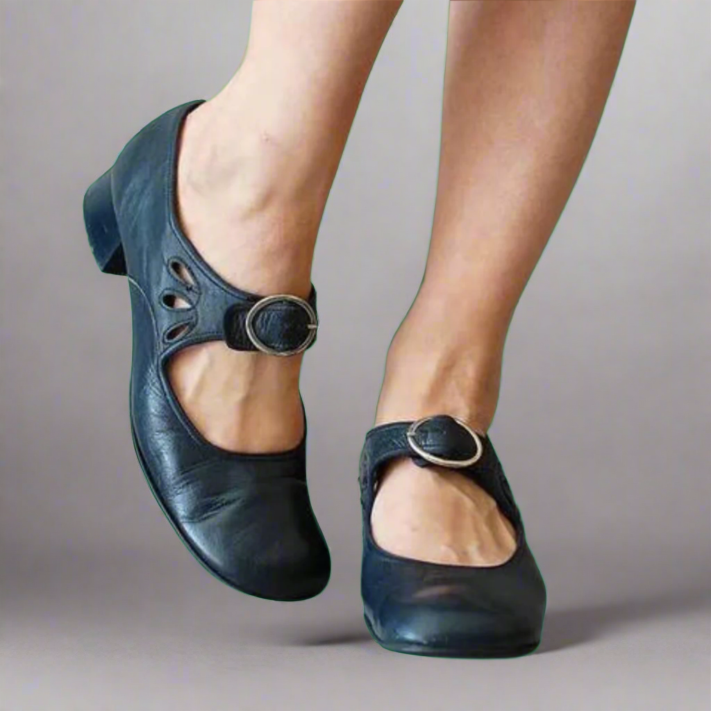 DENISE | Orthopädische Ledersandalen mit bequemer Keilsohle