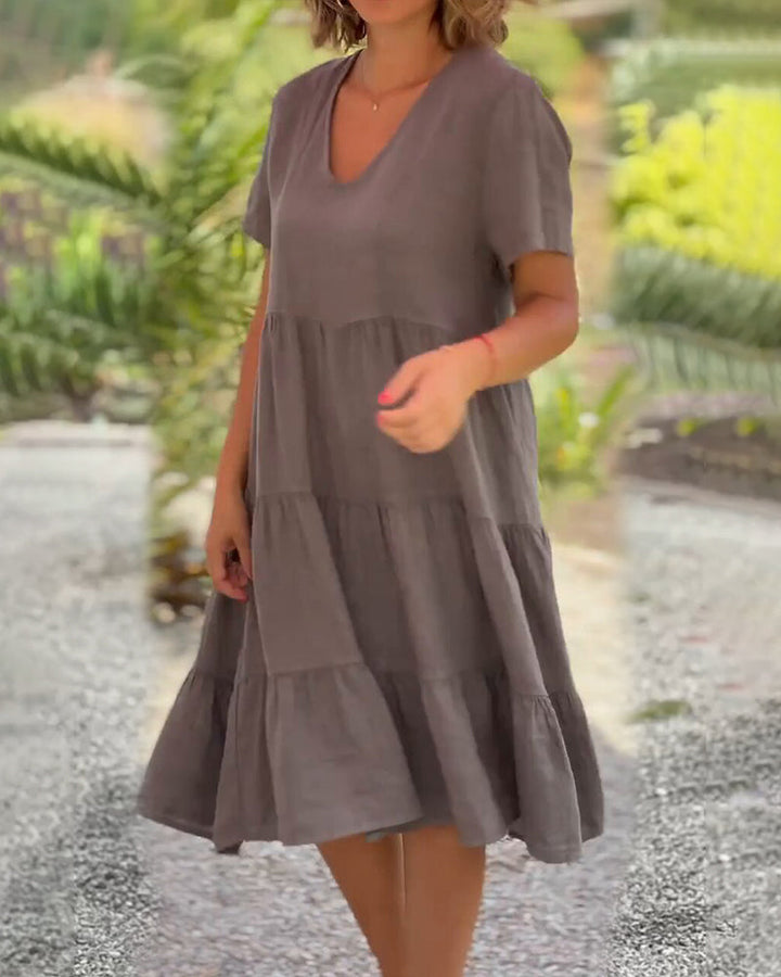 Susan - V-Ausschnitt Dress
