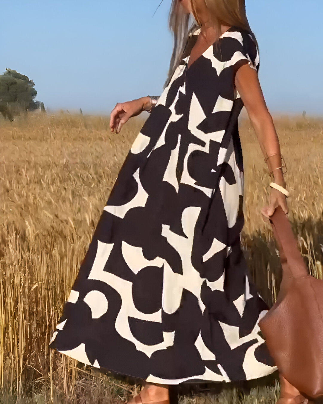 Aria™ – Stilvolles bedrucktes Kleid