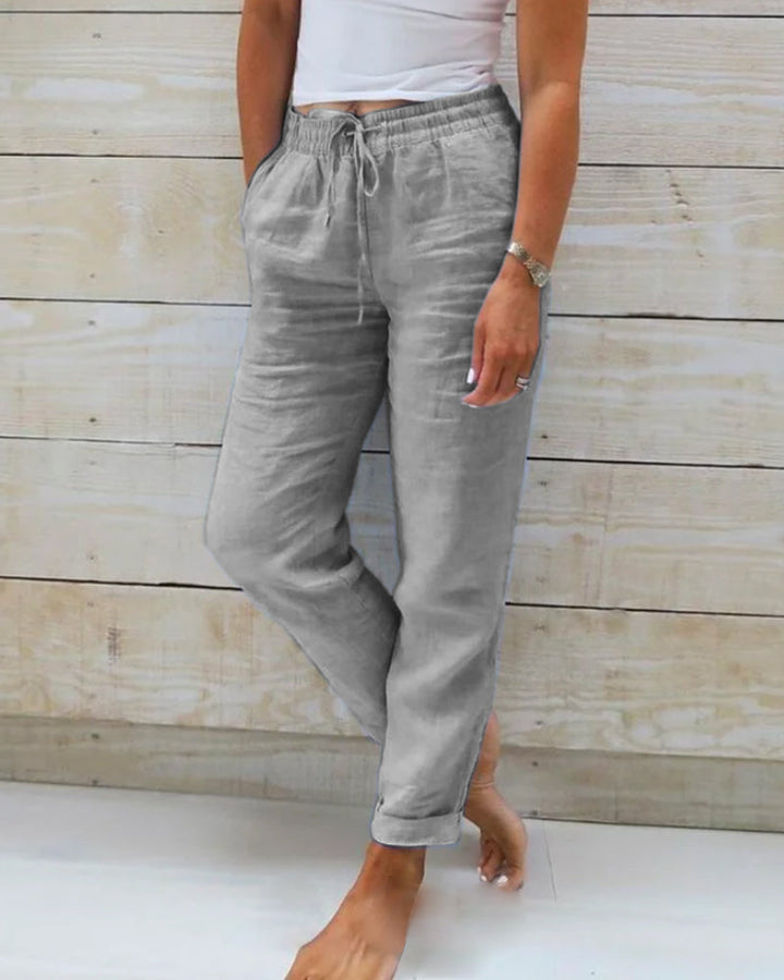 Lena | Bequeme Leinenhose