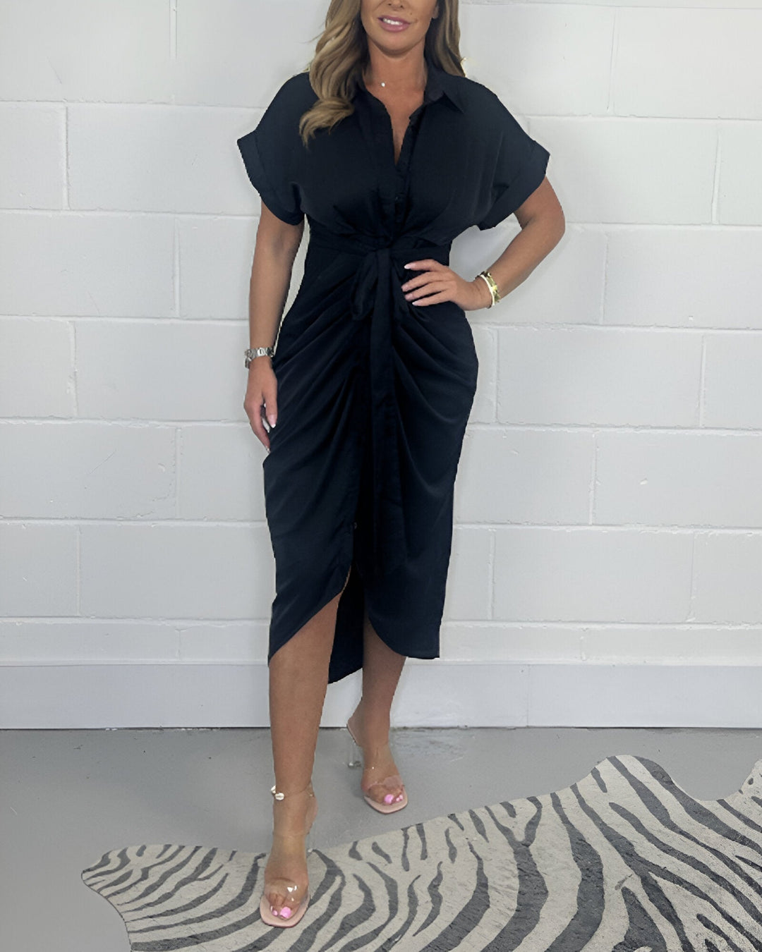 Valerie | Elegantes Plisseekleid