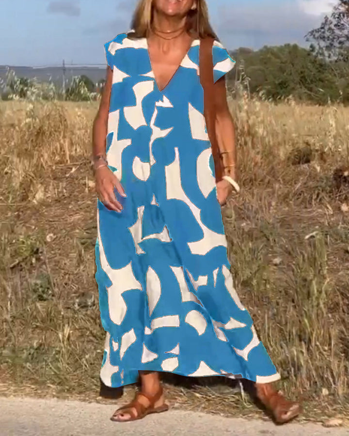 Aria™ – Stilvolles bedrucktes Kleid