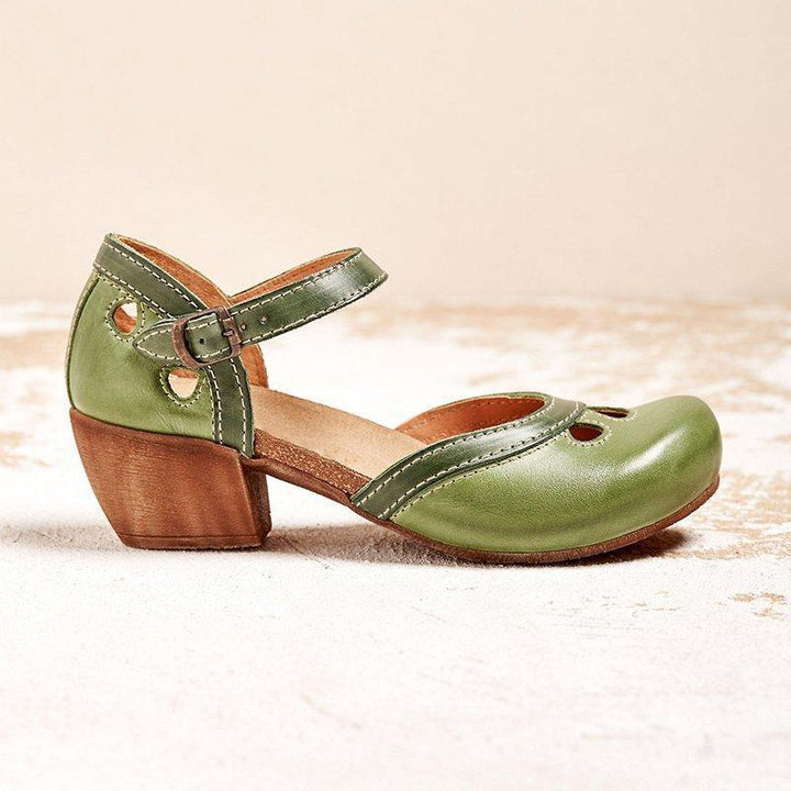 Fria | Bequeme Sandalen mit niedrigem Absatz