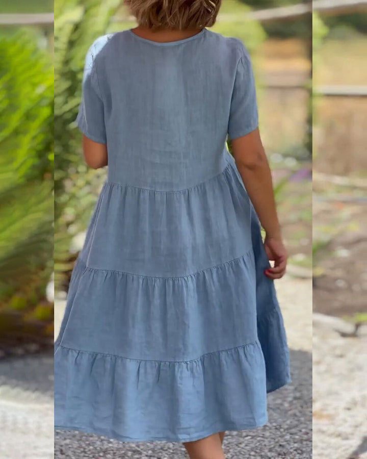 Susan - V-Ausschnitt Dress