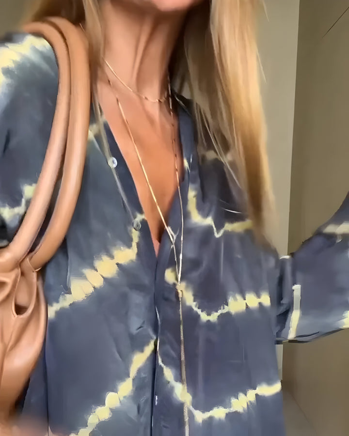 Julia™ | Boho-Maxikleid mit Streifen