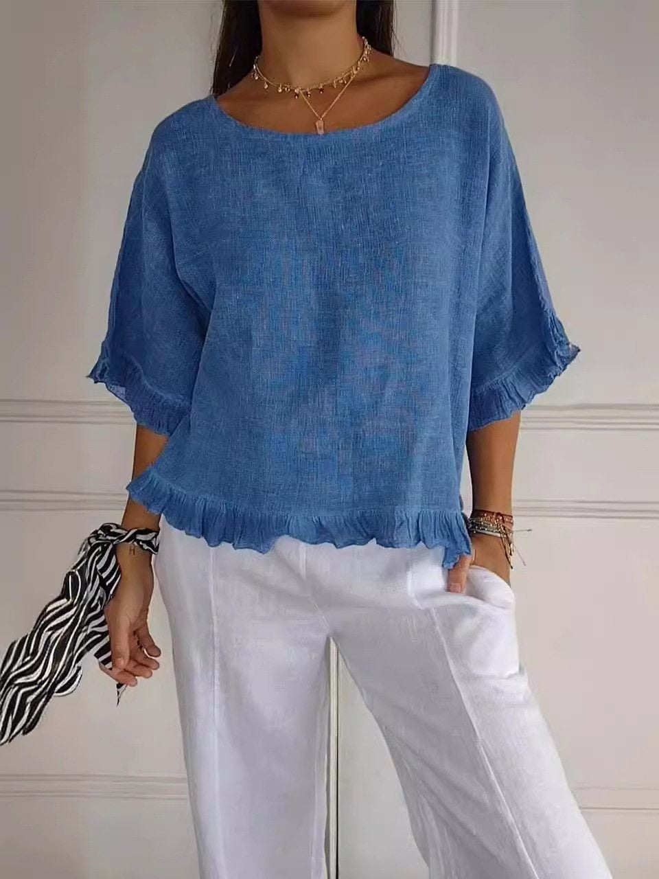 Claudia™ | Legeres elegantes Bluse