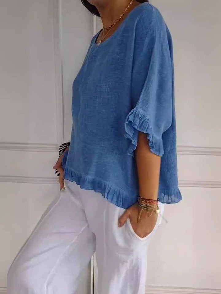 Claudia™ | Legeres elegantes Bluse