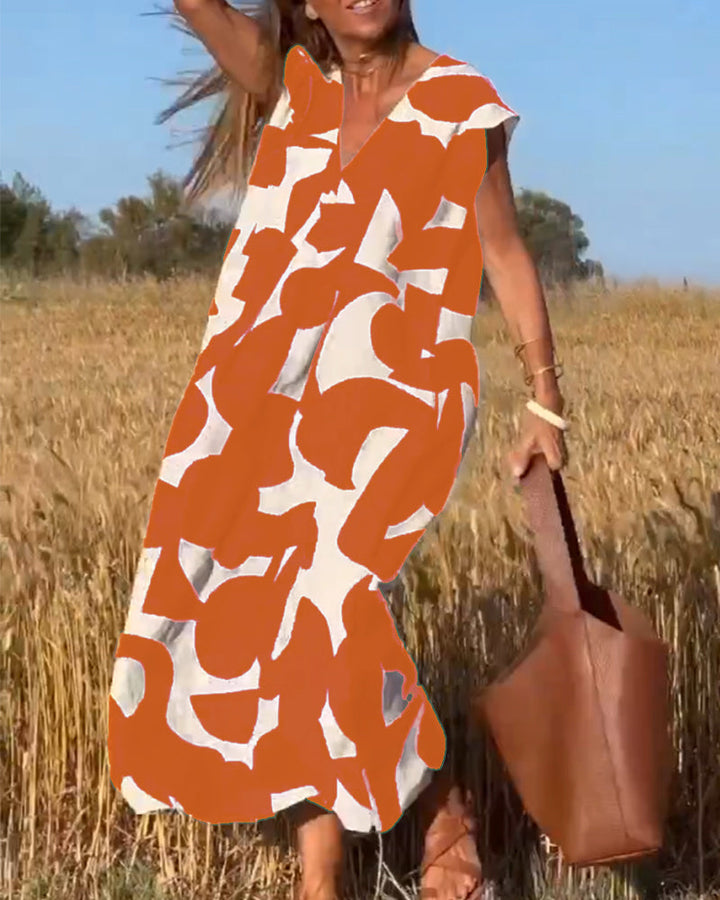 Aria™ – Stilvolles bedrucktes Kleid