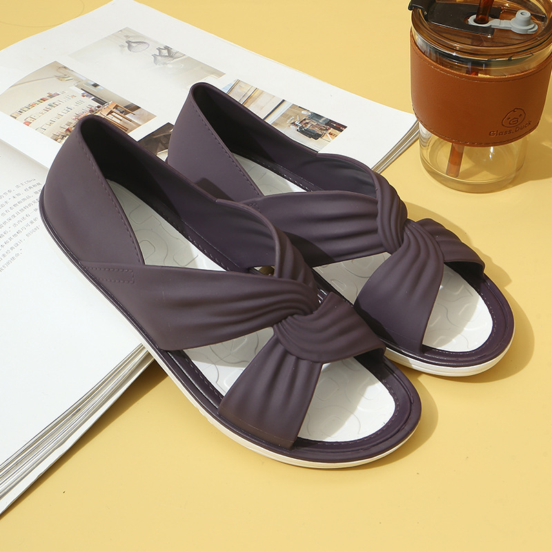 EVANIA | Bequeme  Sandalen mit Schleifen-Design