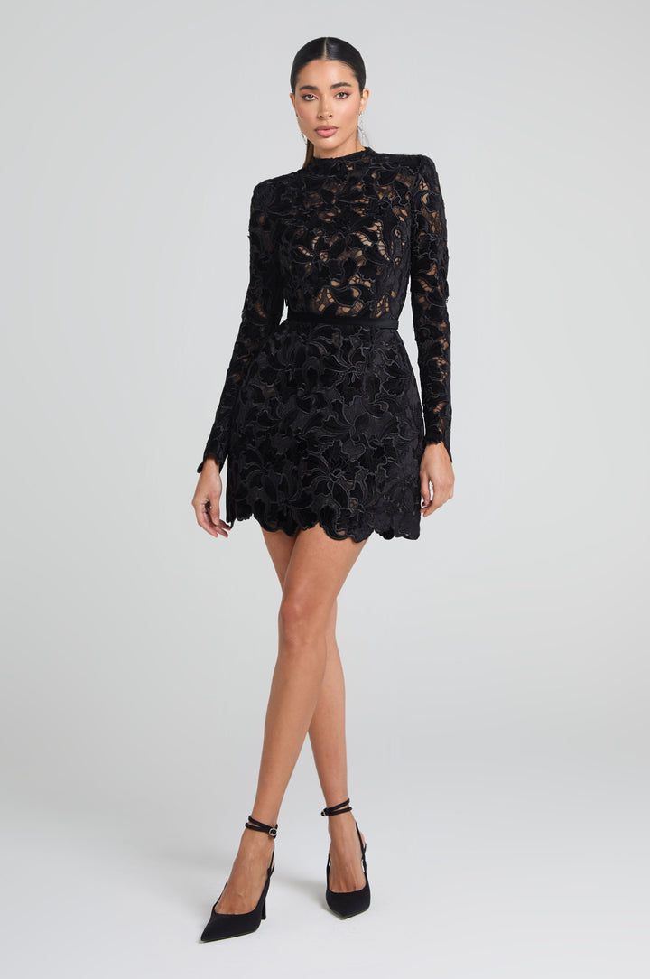 Nadia | Schwarzes Kleid