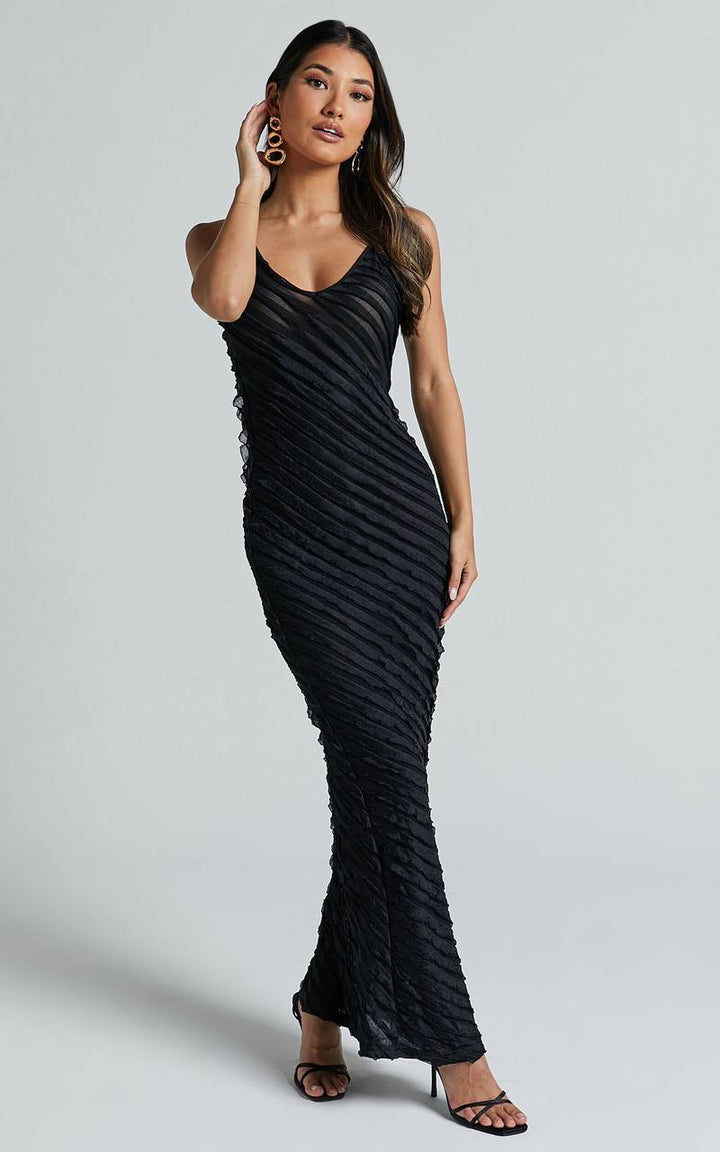 Jasmina | Elegantes schwarzes Kleid