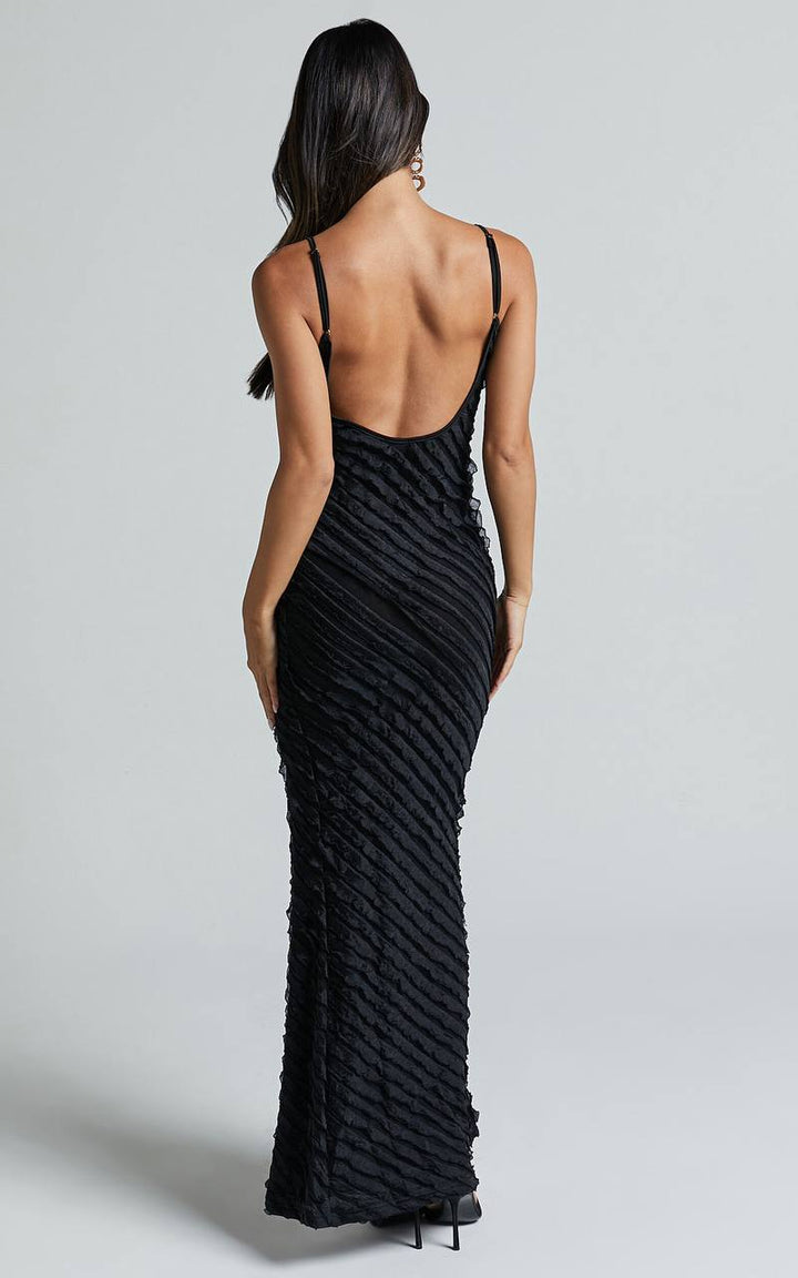 Jasmina | Elegantes schwarzes Kleid