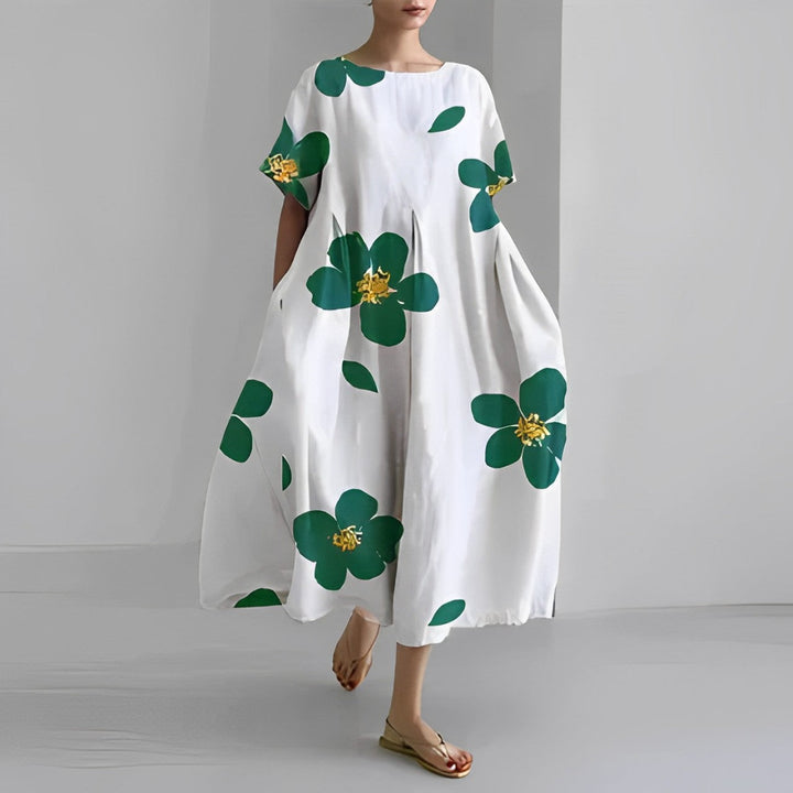 Daisy - Retro Großes Swing-Loses Maxikleid