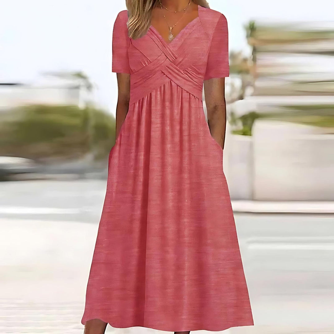 SOFIA | Figurbetontes Midikleid mit schmeichelnder Silhouette für elegante Anlässe