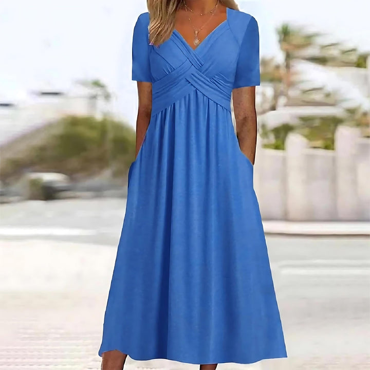 SOFIA | Figurbetontes Midikleid mit schmeichelnder Silhouette für elegante Anlässe