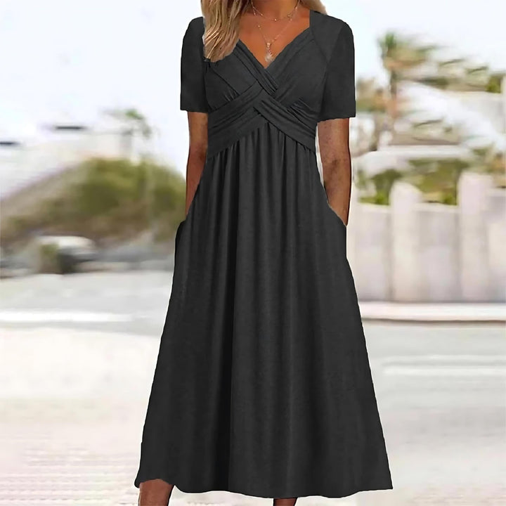 SOFIA | Figurbetontes Midikleid mit schmeichelnder Silhouette für elegante Anlässe