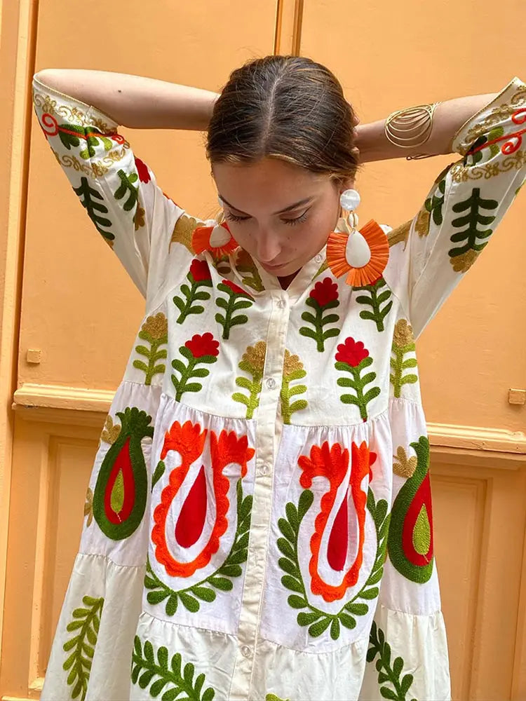 Käthe | Lässiges Patchwork-Kleid
