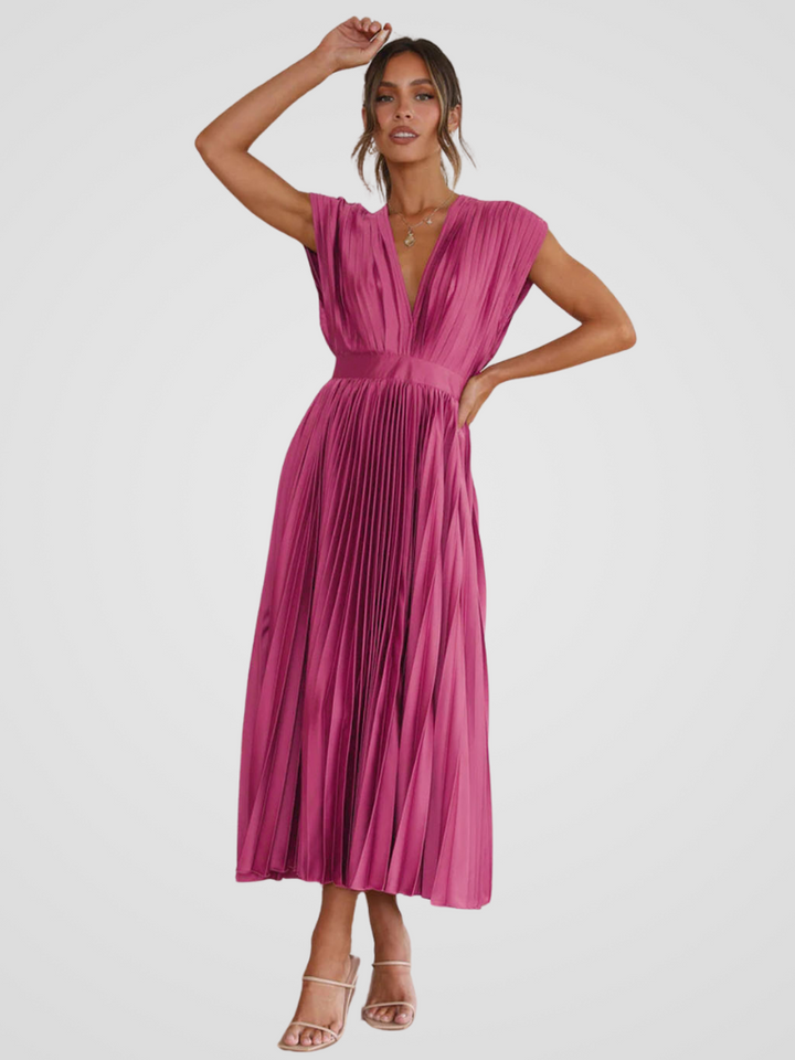 AMAYA PLEATED MIDI