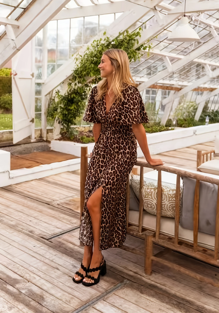 STELLA™ | DAS LEOPARDEN-MAXIKLEID