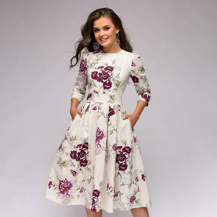 SIBYLLE I FLORAL KLEID