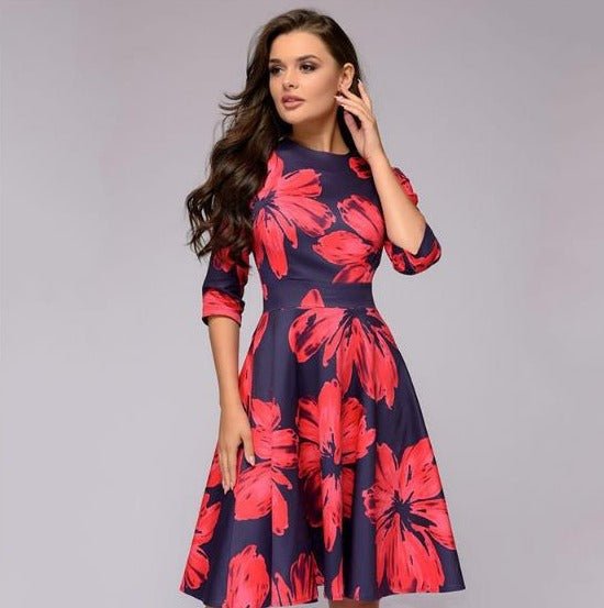 SIBYLLE I FLORAL KLEID