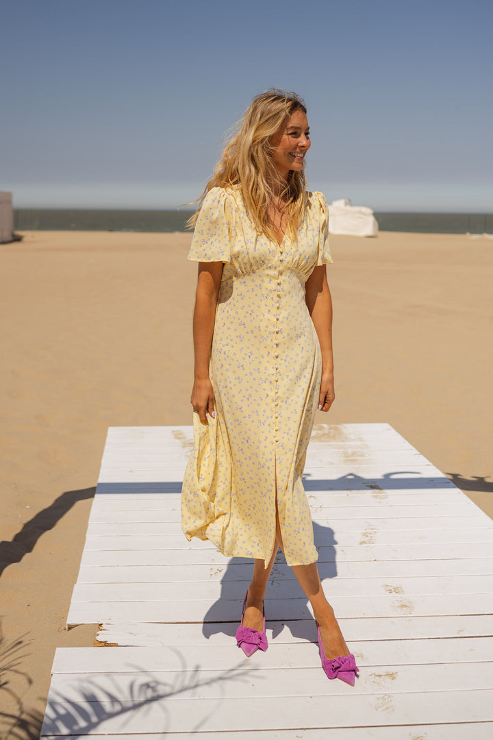 Diana™ | Das Geblümtes Sommer Midikleid