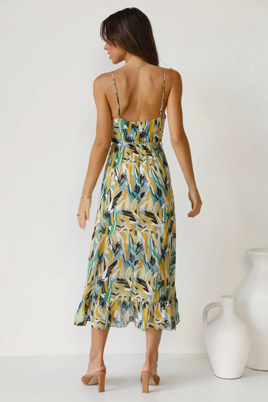 GABRIELLA | Bedrucktes Sommerkleid mit frischem Komfort und sonnigem Stil für freie Tage