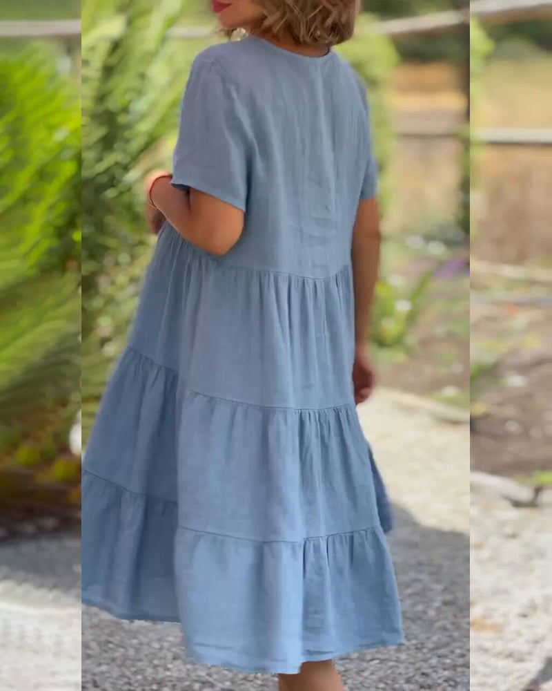 Susan - V-Ausschnitt Dress