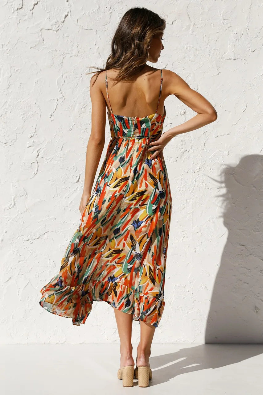 GABRIELLA | Bedrucktes Sommerkleid mit frischem Komfort und sonnigem Stil für freie Tage