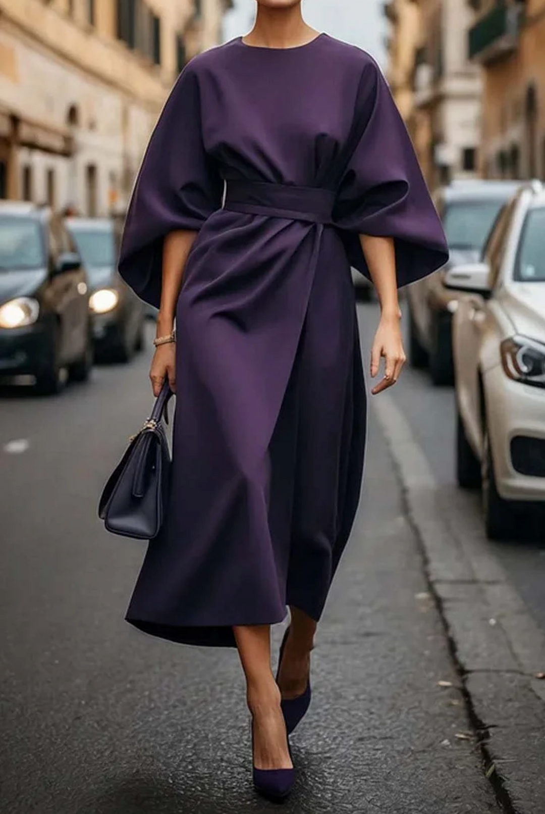 Keira - Kleid mit weit geschnittenen Ärmeln
