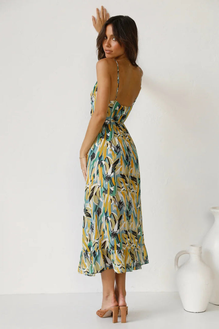 GABRIELLA | Bedrucktes Sommerkleid mit frischem Komfort und sonnigem Stil für freie Tage
