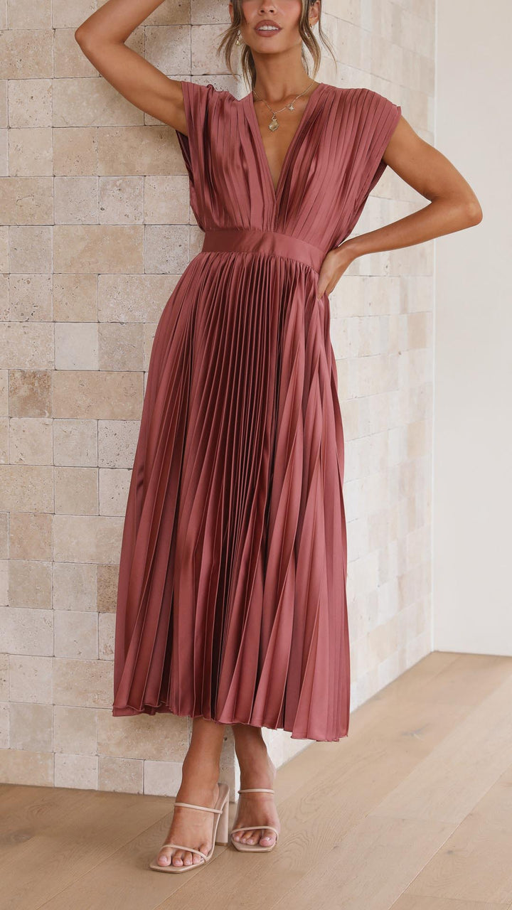 Marianne | Elegantes Faltenkleid