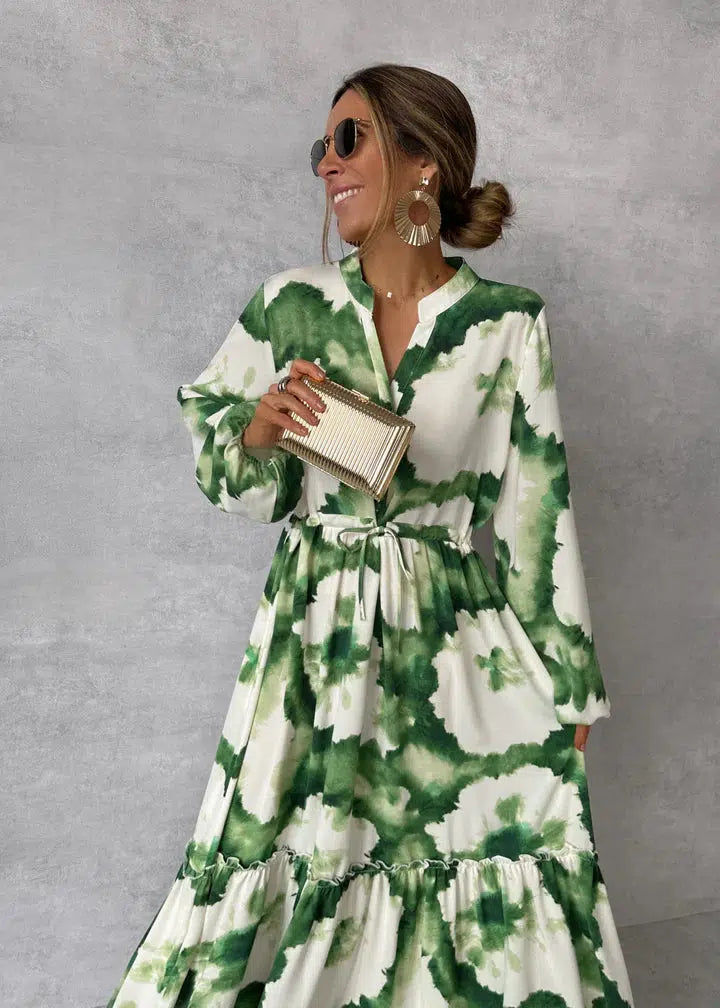 Sophia | Grünes Kleid, Elegant und Zeitloser Stil