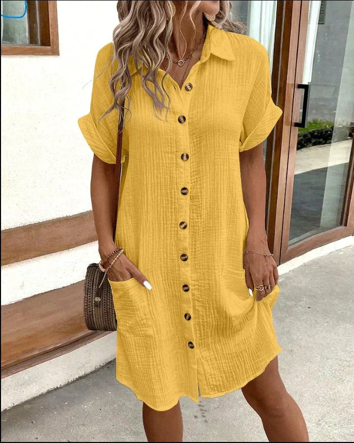 Aria – Klassisches Poloshirt-Kleid für den Alltag