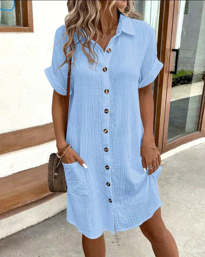 Aria – Klassisches Poloshirt-Kleid für den Alltag