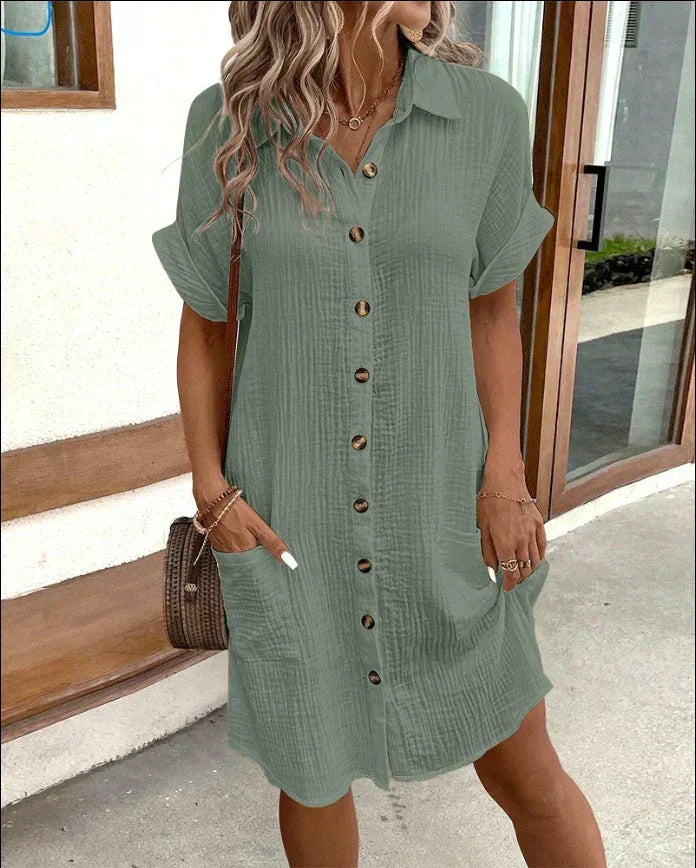 Aria – Klassisches Poloshirt-Kleid für den Alltag