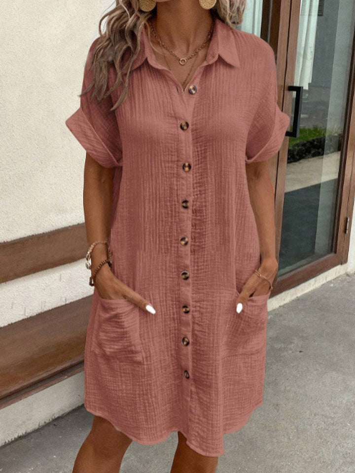 Aria – Klassisches Poloshirt-Kleid für den Alltag
